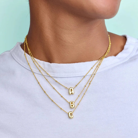 Alphabet Satellite Chain Choker